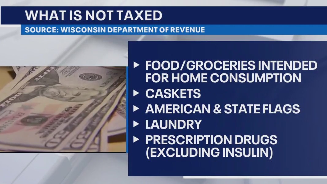 What is, isn't taxed in Wisconsin